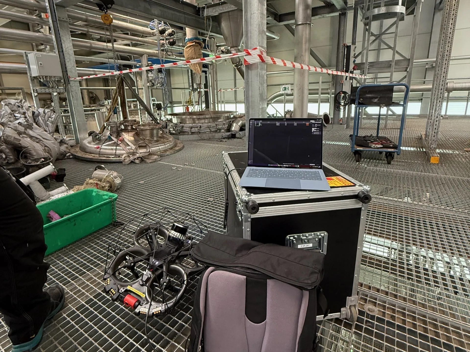 Drohneninspektion Industrieanlage